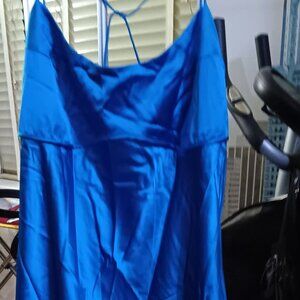 Sexy Strappy Royal Blue Satin from Forever 21